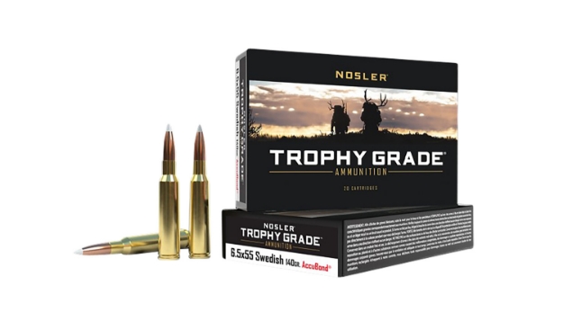 Picture of Nosler Trophy Grade 6.5X55 Swedish 140 Gr Nosler Accubond 20 Per Box/ 10 Cs 