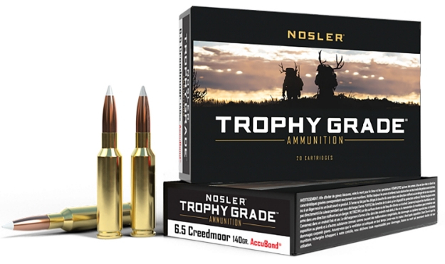 Picture of Nosler Trophy Grade Hunting 6.5 Creedmoor 140 Gr Nosler Accubond 20 Per Box/ 10 Cs 