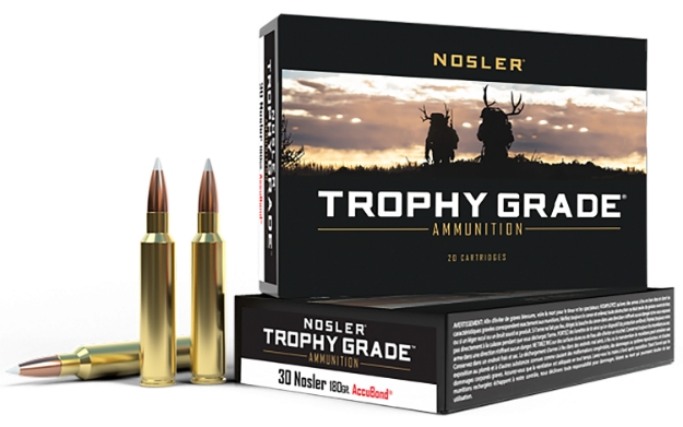 Picture of Nosler Trophy Grade Hunting 30 Nosler 180 Gr Nosler Accubond 20 Per Box/ 10 Cs 