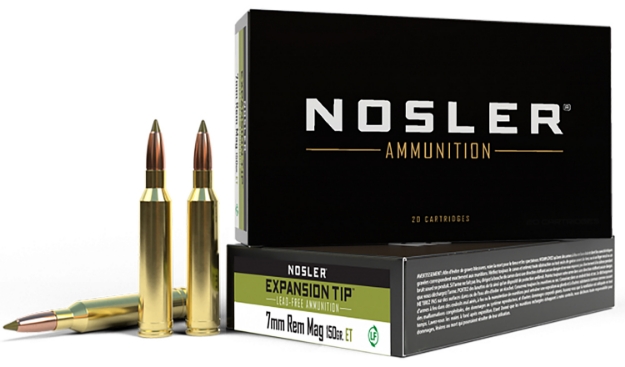 Picture of Nosler E-Tip Hunting 7Mm Rem Mag 150 Gr E-Tip Lead-Free 20 Per Box/ 10 Cs 