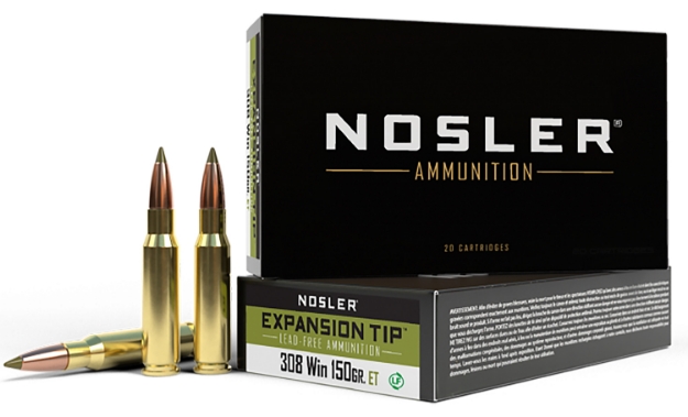 Picture of Nosler E-Tip 308 Win 150 Gr E-Tip Lead-Free 20 Per Box/ 10 Cs 