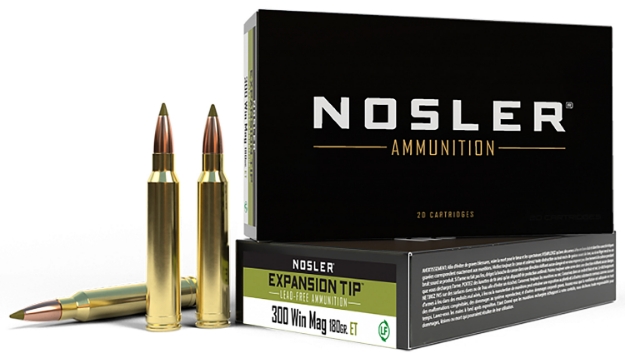 Picture of Nosler E-Tip Hunting 300 Win Mag 180 Gr E-Tip Lead-Free 20 Per Box/ 10 Cs 