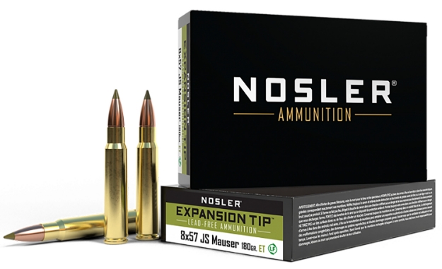 Picture of Nosler E-Tip Hunting 8Mm Mauser 180 Gr E-Tip Lead-Free 20 Per Box/ 10 Cs 