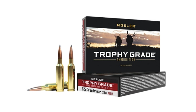 Picture of Nosler Trophy Grade Long-Range Hunting 6.5 Creedmoor 129 Gr Nosler Spitzer Accubond-Long Range (Sablr) 20 Per Box/ 10 Cs 