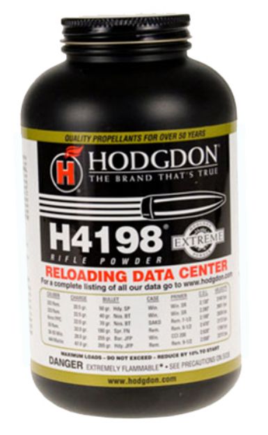 Picture of Hodgdon Extreme H4198 Smokeless Rifle Powder 1 Lb 