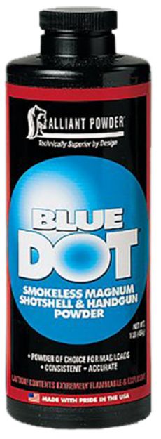 Picture of Alliant Powder Shotshell Powder Blue Dot Pistol/Shotgun Multi-Gauge Multi-Caliber Magnum 1 Lb 