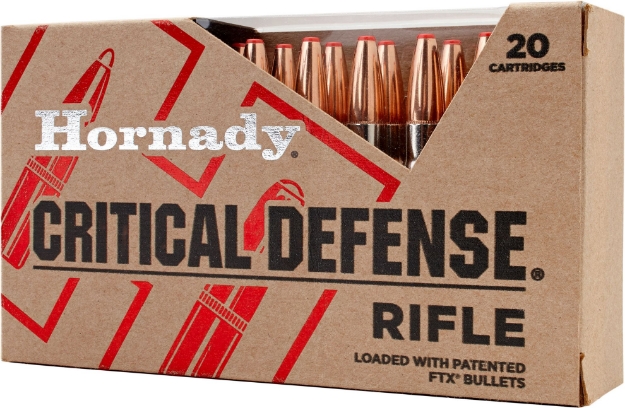 Picture of Hornady Critical Defense Personal Defense 223 Rem 55 Gr Flex Tip Expanding (Ftx) 20 Per Box/ 10 Cs 