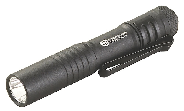 Picture of Streamlight Microstream Black Anodized Matte Black White C4 Led 45 Lumens 41 Meters Range 