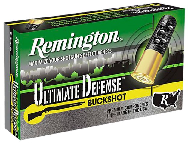 Picture of Remington Ammunition Ultimate Defense Buckshot 12 Gauge 2.75" 4 Buck Shot 5 Per Box/ 20 Cs 