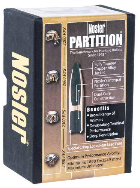 Picture of Nosler Partition Hunting 8Mm .323 200 Gr Partition Spitzer 50 Per Box 