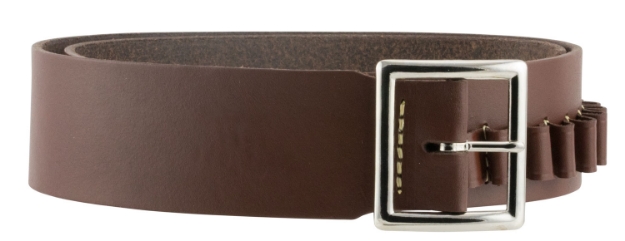 Picture of Hunter Company Cartridge Belt 2" Pistol 45 Cal 25 Rounds Antique Brown Leather 40"-45" 