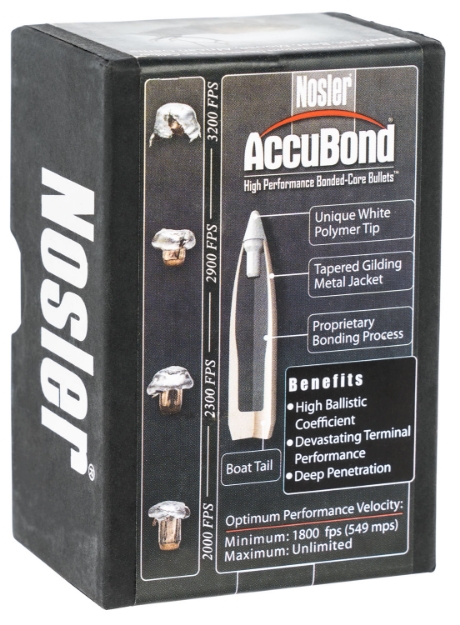 Picture of Nosler Accubond Hunting 30 Cal .308 200 Gr Spitzer Point 50 Per Box 