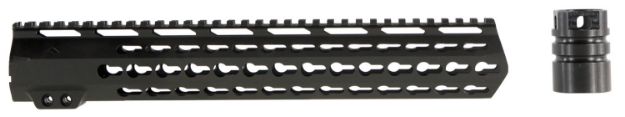 Picture of Aim Sports Ar Handguard 13.50" High Keymod Style Made Of 6061-T6 Aluminum With Black Anodized Finish For 308 Cal Ar-10 
