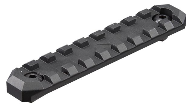 Picture of Aim Sports Panel Section Rifle Picatinny Rail 9 Slot Black Anodized 6061-T6 Aluminum 