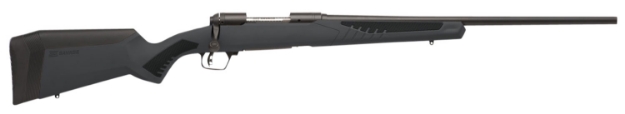 Picture of Savage Arms 110 Hunter 22-250 Rem 4+1 22", Matte Black Metal, Gray Fixed Accustock With Accufit 