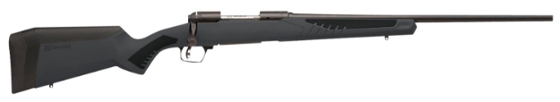 Picture of Savage Arms 110 Hunter 300 Win Mag 3+1 24", Matte Black Metal, Gray Fixed Accustock With Accufit 