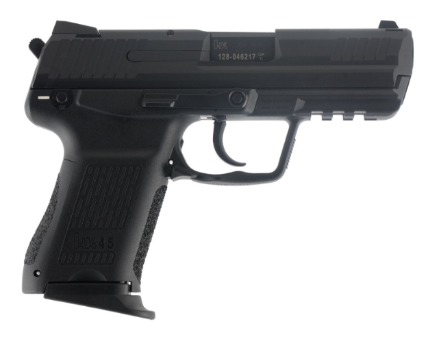 Picture of Hk Hk45 Compact V1 *Ma Compliant 45 Acp 3.94" 8+1 (2) Black Black Steel Slide Black Interchangeable Backstrap Grip 