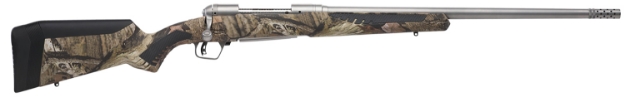 Picture of Savage Arms 110 Bear Hunter 300 Win Mag 3+1 23" Matte Stainless Steel Straight Fluted Barrel, Mossy Oak Break-Up Country Fixed Sporter W/Accufit Stock, Right Hand 