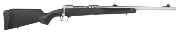 Picture of Savage Arms 110 Brush Hunter 375 Ruger 3+1 20", Matte Stainless, Synthetic Stock, Iron Sights 