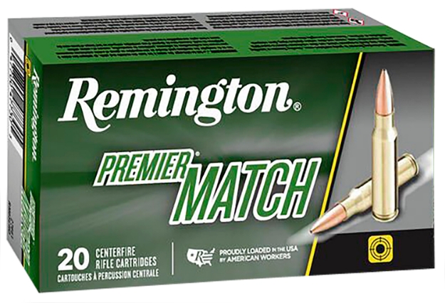 Picture of Remington Ammunition Premier Match 223 Rem 77 Gr Sierra Matchking Bthp (Smbthp) 20 Per Box/ 10 Cs 