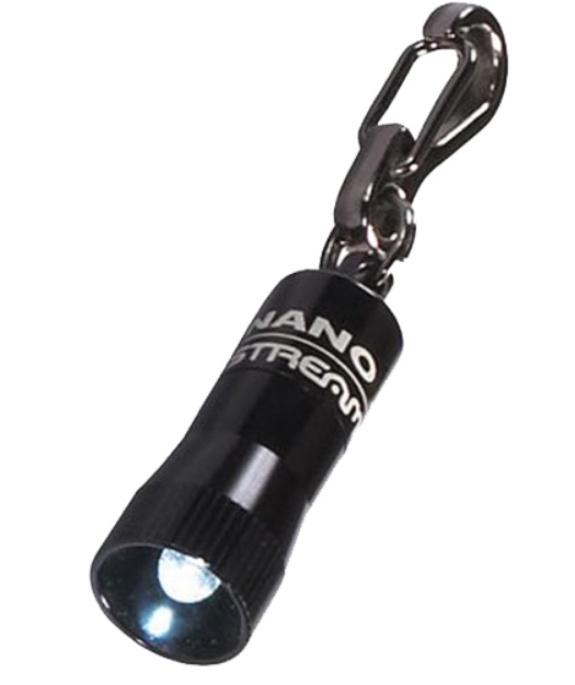 Picture of Streamlight Nano Black Anodized Aluminum White Led 10 Lumens 