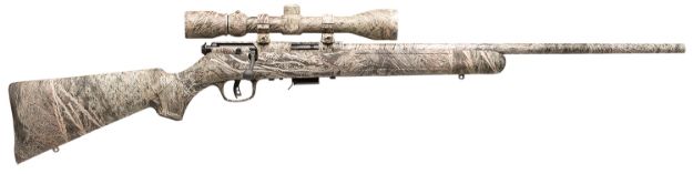 Picture of Savage Arms 93R17 Xp 17 Hmr Caliber With 5+1 Capacity, 22" Barrel, Overall Mossy Oak Brush Finish, Synthetic Stock & Accutrigger Right Hand (Full Size) Includes 3-9X40mm Scope 