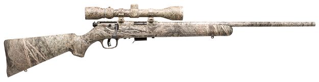 Picture of Savage Arms 93 Xp 22 Wmr Caliber With 5+1 Capacity, 22" Barrel, Overall Next Camo Evo Finish, Synthetic Stock & Accutrigger Right Hand (Full Size) Includes 3-9X40mm Scope 