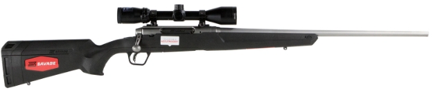 Picture of Savage Arms Axis Ii Xp 30-06 Springfield 4+1 22", Matte Stainless Barrel/Rec, Synthetic Stock, Includes Bushnell Banner 3-9X40mm Scope 