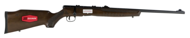 Picture of Savage Arms B22 G Bolt Action 22 Lr Caliber With 10+1 Capacity, 21" Barrel, Matte Black Metal Finish & Satin Walnut Stock Right Hand (Full Size) 