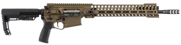 Picture of Patriot Ordnance Factory Revolution Gen4 308 Win,7.62X51mm Nato 16.50" 20+1 Burnt Bronze 6 Position Mft Bms Minimalist Stock Mlok 