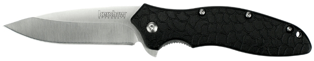 Picture of Kershaw Oso Sweet 3" Folding Drop Point Plain Satin 8Cr13mov Ss Blade Black Flipper Handle Includes Pocket Clip 