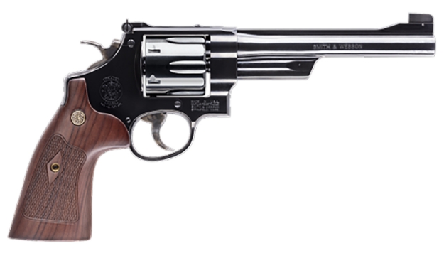 Picture of Smith & Wesson Model 25 Classic 45 Colt (Lc) Blued Carbon Steel 6.50" Barrel, 6Rd Cylinder & N-Frame, Checkered Square Butt Walnut Grip 