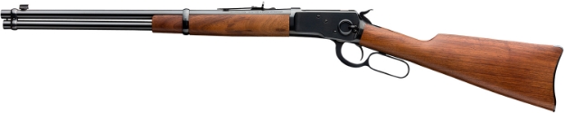 Picture of Winchester Repeating Arms Model 1892 Carbine 357 Mag Caliber With 10+1 Capacity, 20" Barrel, Brushed Polish Blued Metal Finish & Satin Walnut Fixed Straight Grip Stock Right Hand (Full Size)