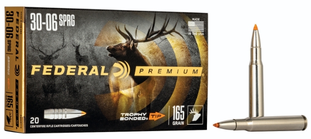 Picture of Federal Premium 30-06 Springfield 165 Gr Trophy Bonded Tip 20 Per Box/ 10 Cs 