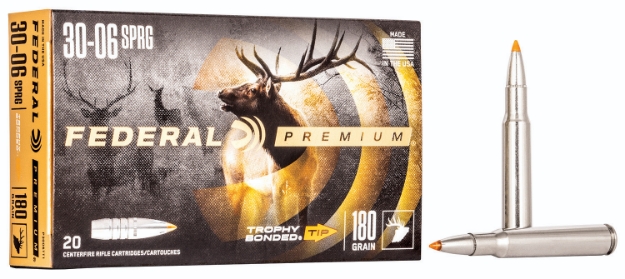 Picture of Federal Premium 30-06 Springfield 180 Gr Trophy Bonded Tip 20 Per Box/ 10 Cs 