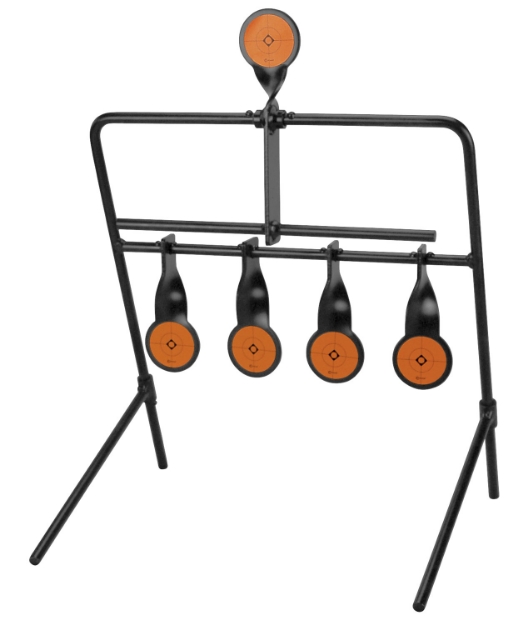 Picture of Caldwell Resetting Rimfire Resetting Steel Target Black/Orange Impact Enhancement Motion 2.50" 