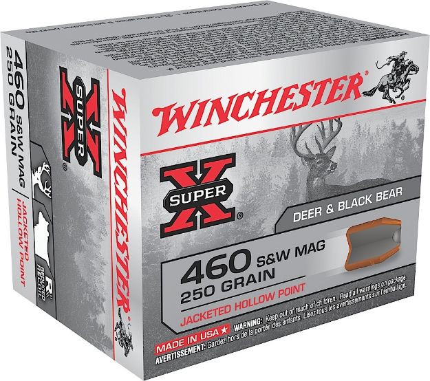 Picture of Winchester Ammo Super X 460 S&W Mag 250 Gr Jacketed Hollow Point (Jhp) 20 Per Box/ 10 Cs 