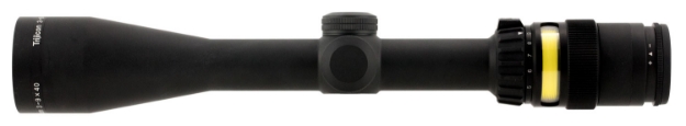 Picture of Trijicon Accupoint Black Hardcoat Anodized 3-9X 40Mm 1" Tube Illuminated Duplex Crosshair W/Amber Dot Reticle 