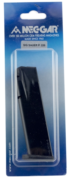 Picture of Mec-Gar Standard Blued With Anti-Friction Coating Detachable 18Rd 9Mm Luger For Sig P226 