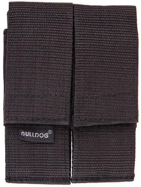 Picture of Bulldog Double Mag Holder Black Nylon Belt Loop 