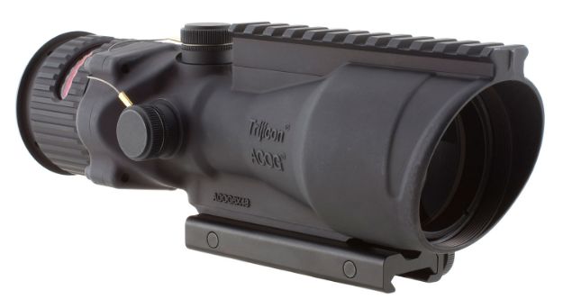 Picture of Trijicon Acog Black Hardcoat Anodized 6X 48Mm Illuminated Red Chevron .223/5.56 Bdc Reticle 