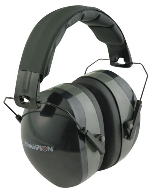 Picture of Champion Targets Passive Muff 27 Db Over The Head Black/Gray Adult 