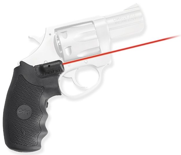 Picture of Crimson Trace Lg325 Lasergrips 5Mw Red Laser With 633Nm Wavelength & Black Rubber Material For Charters Arms Revolver (Except Dixie Derringer & South Paw Variant) 