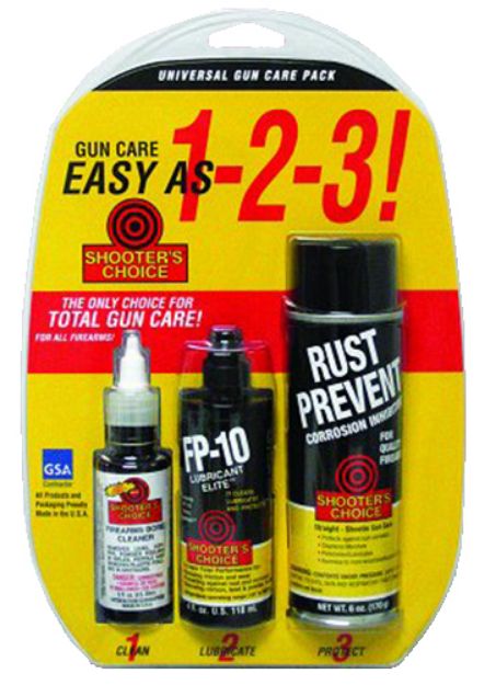 Picture of Shooters Choice Clp-01 Combo Pack Bore Cleaner/Fp-10 Lube/Rust Prevention 