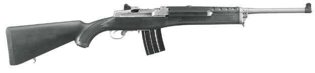 Picture of Ruger Mini-14 Ranch 5.56X45mm Nato 20+1 18.50" Barrel, Matte Stainless Steel, Synthetic Stock, Optics Ready 