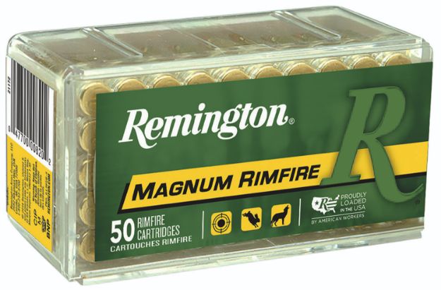 Picture of Remington Ammunition Magnum Rimfire Hunting 22 Wmr 40 Gr Jacketed Hollow Point (Jhp) 50 Per Box/ 40 Cs 