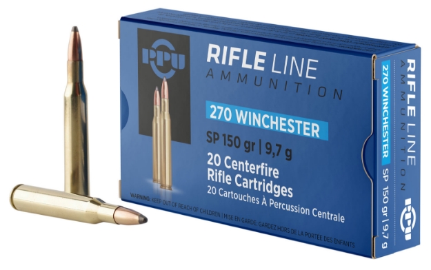 Picture of Ppu Standard Rifle 270 Win 150 Gr Soft Point (Sp) 20 Per Box/ 10 Cs 