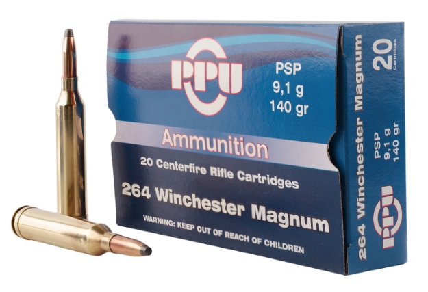 Picture of Ppu Standard Rifle 264 Win Mag 140 Gr Pointed Soft Point (Psp) 20 Per Box/ 10 Cs 