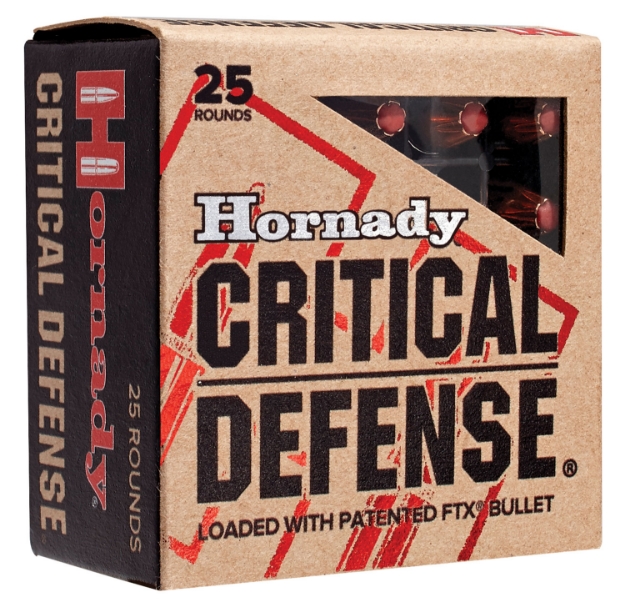 Picture of Hornady Critical Defense Personal Defense 380 Acp 90 Gr Hornady Flex Tip Expanding (Ftx) 25 Per Box/ 10 Cs 