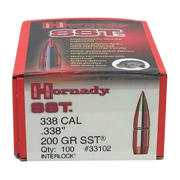 Picture of Hornady Sst Hunting 338 Cal .338 200 Gr Super Shock Tip (Sst) 